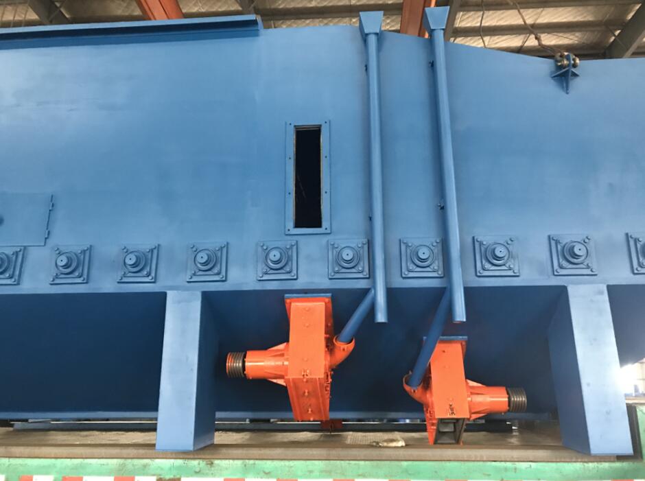 成功發貨至廣西南寧一臺環保節能的H型鋼結構拋丸機 2